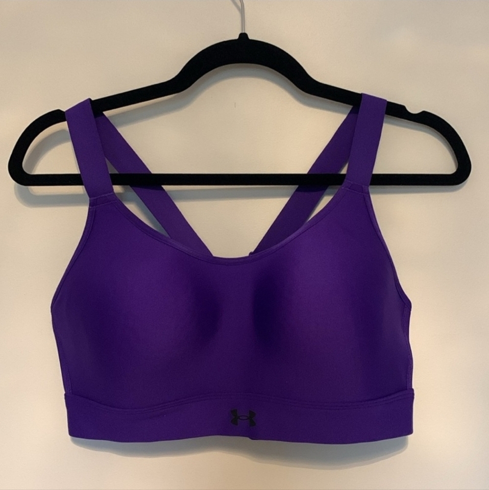 Under Armour bra size Large purple